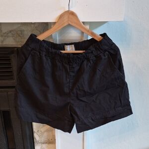 Everlane High Waist Black Women's Shorts